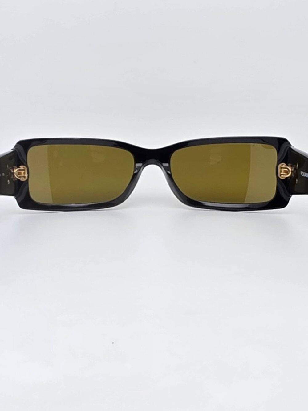 Chanel 5078 c 818/73 Tortoise Black Frame Green Lens Rectangular Sunglasses 54mm - Picture 4 of 16